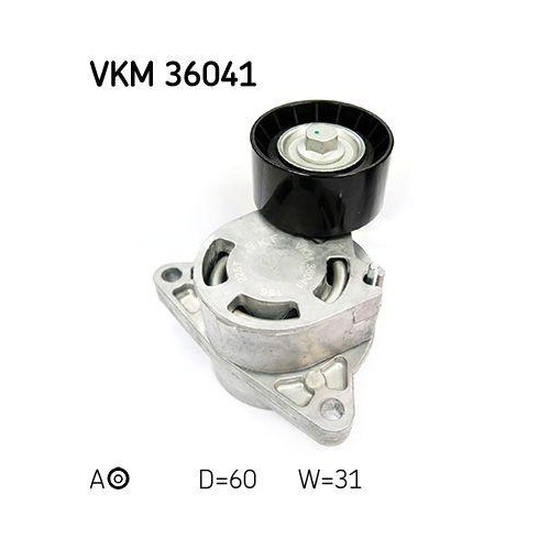 Riemenspanner Keilrippenriemen Skf VKM 36041 f&uuml;r Nissan Opel Renault Vauxhall