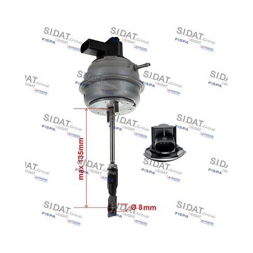 Boost Pressure Control Valve Sidat 48.015A for Audi Chrysler Dodge Mitsubishi VW
