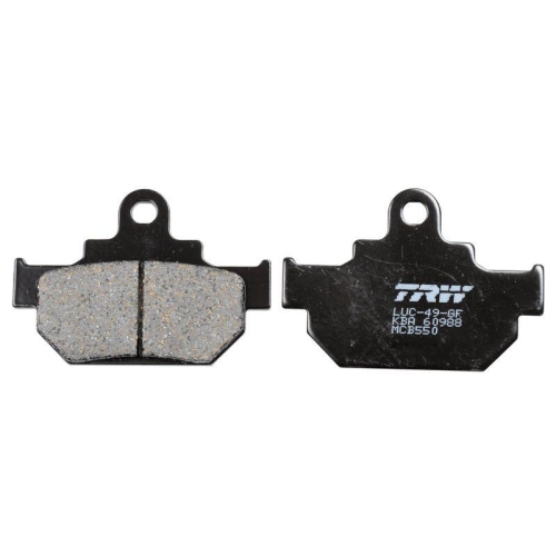 Bremsbelagsatz Scheibenbremse Trw MCB550 Organic Allround f&uuml;r