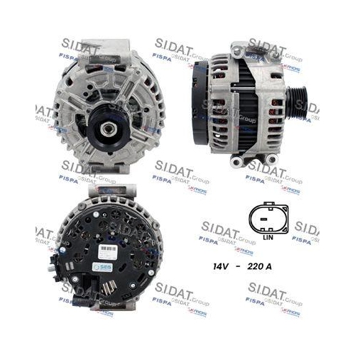 Generator Sidat A12BH0195 f&uuml;r Chrysler Mercedes Benz Mercedes Benz Mercedes Benz