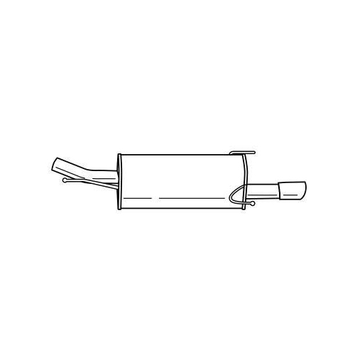 Endschalld&auml;mpfer Sigam 41620 f&uuml;r Opel