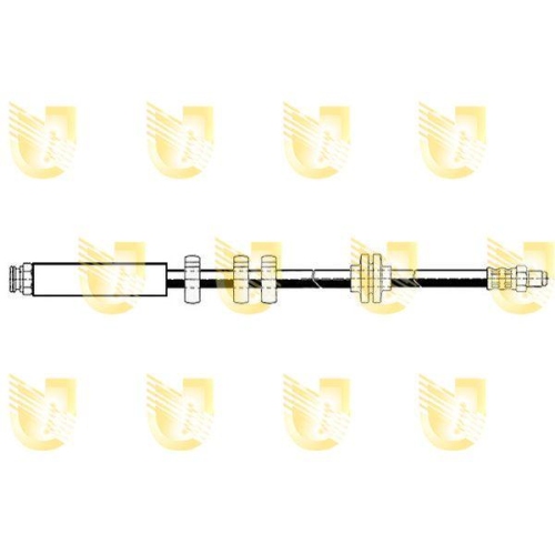 Bremsschlauch Unigom 377342 für Fiat Vorne