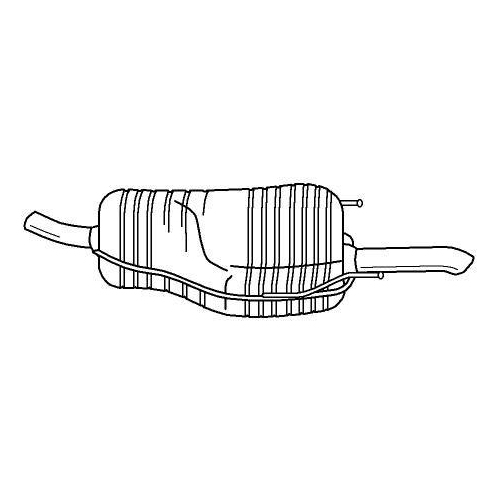 Endschalld&auml;mpfer Sigam 41677 f&uuml;r Opel