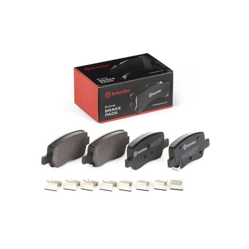 Bremsbelagsatz Scheibenbremse Brembo P30146 Prime Line f&uuml;r Hyundai Hinterachse
