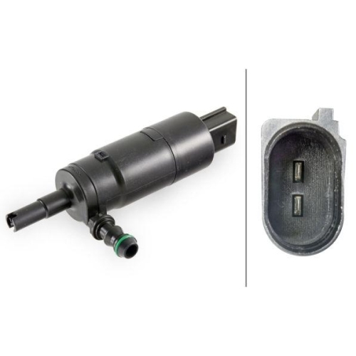 Waschwasserpumpe Scheinwerferreinigung Hella 8TW 006 849-031 für Audi Bmw Ford