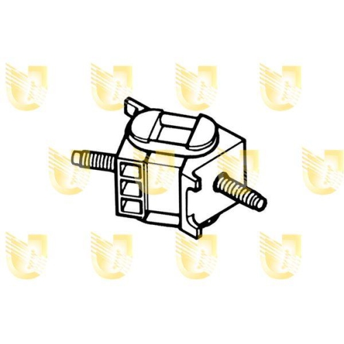 Lagerung Motor Unigom 396736 f&uuml;r Renault Hinten