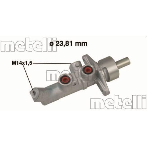 Hauptbremszylinder Metelli 05-0648 für Toyota