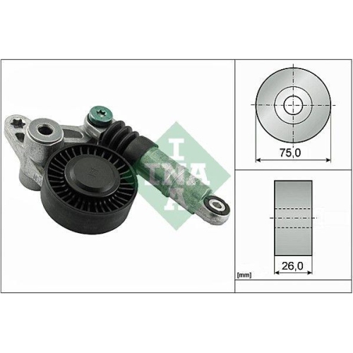 Riemenspanner Keilrippenriemen Schaeffler Ina 534 0356 10 für Audi Porsche Seat