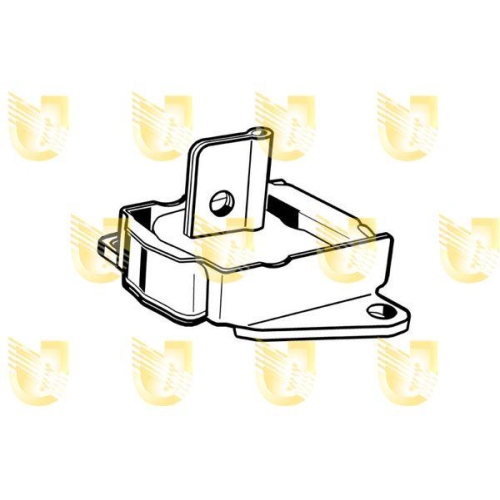 Lagerung Motor Unigom 396739 f&uuml;r Renault Getriebeseitig Vorne Rechts