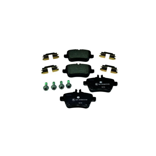 Bremsbelagsatz Scheibenbremse Hella 8DB 355 019-641 f&uuml;r Mercedes Benz Evobus Amc