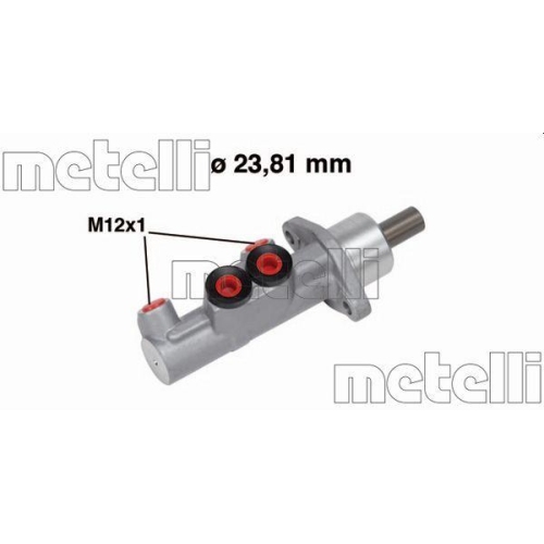 Hauptbremszylinder Metelli 05-0687 f&uuml;r Renault