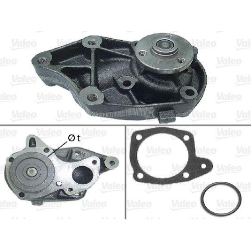 Wasserpumpe Motork&uuml;hlung Valeo 506167 f&uuml;r Fiat Lancia