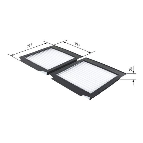 Filter Innenraumluft Bosch 1987432169 f&uuml;r