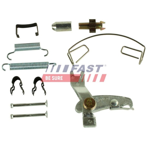 Zubehörsatz Feststellbremsbacken Fast FT32395 für Iveco Hinterachse Beidseitig