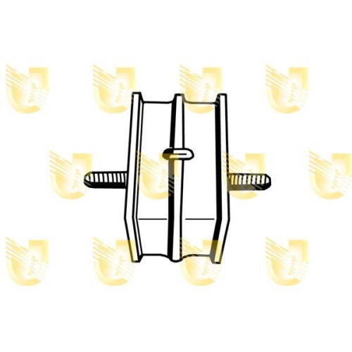 Lagerung Motor Unigom 396791 f&uuml;r Renault Vorne Vorne Links Vorne Rechts