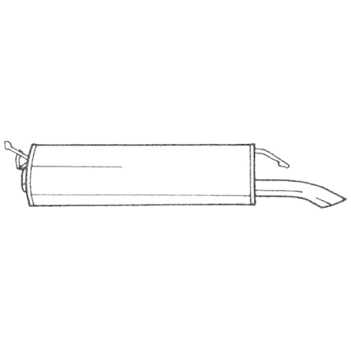 Endschalld&auml;mpfer Sigam 20625 f&uuml;r Citro&euml;n