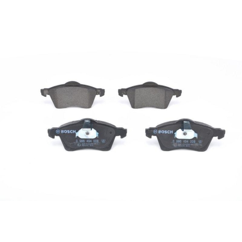Bremsbelagsatz Scheibenbremse Bosch 0986494008 f&uuml;r VW Vorderachse