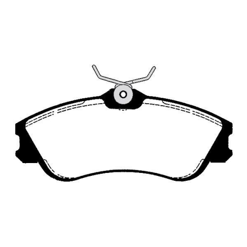 Bremsbelagsatz Scheibenbremse Raicam RA.0655.1 f&uuml;r Citro&euml;n Peugeot Vorderachse