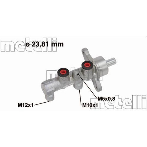 Hauptbremszylinder Metelli 05-0711 f&uuml;r Opel