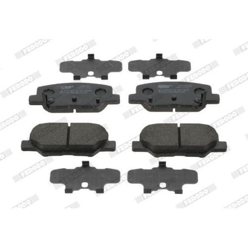 Bremsbelagsatz Scheibenbremse Ferodo FDB4739 Premier Eco Friction f&uuml;r Citro&euml;n