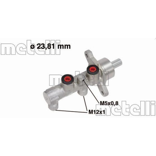 Hauptbremszylinder Metelli 05-0712 f&uuml;r Opel