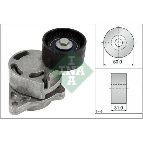 Riemenspanner Keilrippenriemen Schaeffler Ina 534 0317 10 für Nissan Opel Dacia