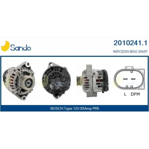 Generator Sando 2010241.1 f&uuml;r Mercedes Benz Mercedes Benz Mercedes Benz Smart