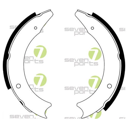 Bremsbackensatz 7 Seven Parts SVG10151 für Hinterachse