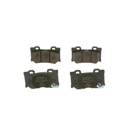 Bremsbelagsatz Scheibenbremse Bosch 0986494863 f&uuml;r Nissan Infiniti Hinterachse