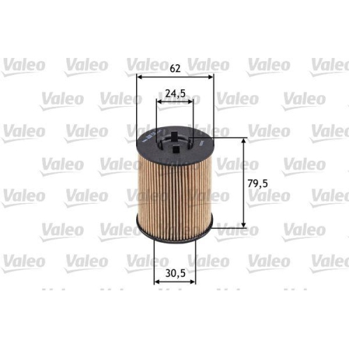 Ölfilter Valeo 586539 für Opel Saab Vauxhall Saturn