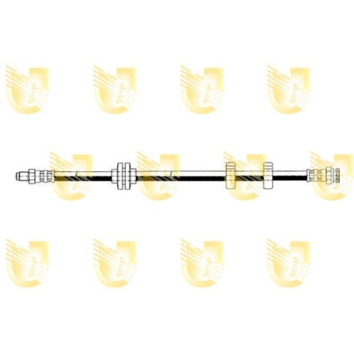 Bremsschlauch Unigom 377562 f&uuml;r Fiat Vorne