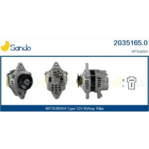 Generator Sando 2035165.0 f&uuml;r Mitsubishi