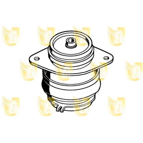 Lagerung Motor Unigom 396821 f&uuml;r VW Hinten Rechts
