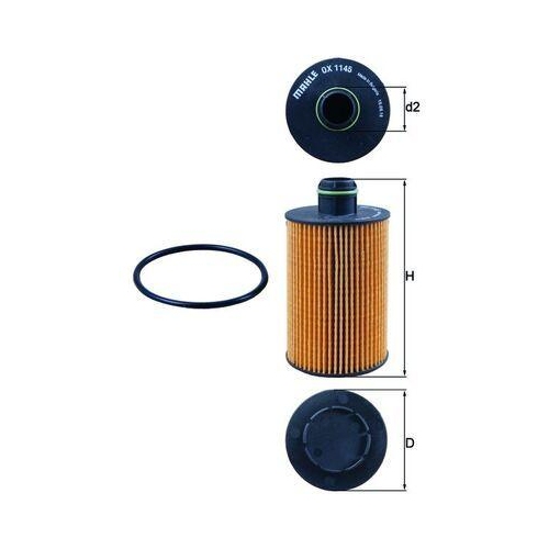 &Ouml;lfilter Mahle OX 1145D f&uuml;r Chrysler Fiat Lancia Maserati Jeep VM
