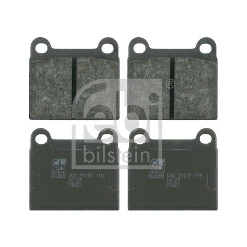 Bremsbelagsatz Scheibenbremse Febi Bilstein 16127 f&uuml;r Mercedes Benz VW