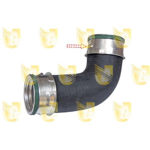 Ladeluftschlauch Unigom W9364 f&uuml;r Audi Seat Skoda VW Ladeluftk&uuml;hler