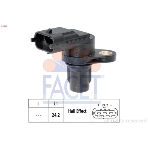 Sensor Nockenwellenposition Facet 9.0556 Made In Italy - Oe Equivalent f&uuml;r Kia