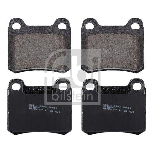 Bremsbelagsatz Scheibenbremse Febi Bilstein 16154 f&uuml;r Mercedes Benz Hinterachse