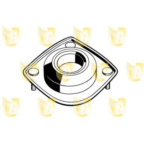 Federbeinst&uuml;tzlager Unigom 390021 f&uuml;r Fiat Lancia Vorderachse Links