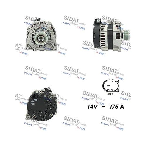 Generator Sidat A12BH0974 f&uuml;r Mercedes Benz Mercedes Benz