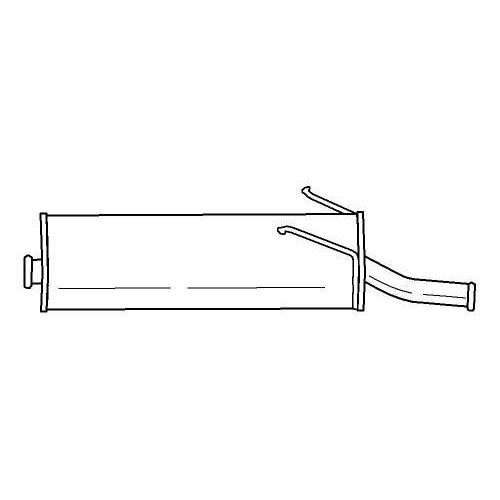 Endschalld&auml;mpfer Sigam 20676 f&uuml;r Citro&euml;n