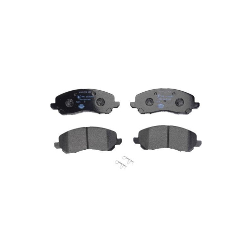 Bremsbelagsatz Scheibenbremse Hella 8DB 355 009-671 f&uuml;r Chrysler Citro&euml;n Dodge