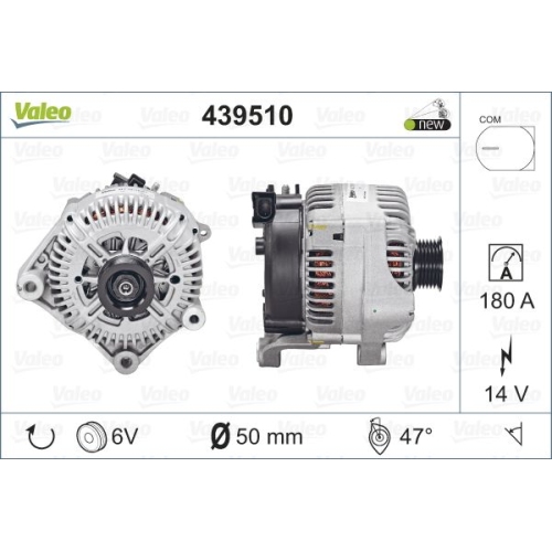 Generator Valeo 439510 Valeo Origins New Oe Technologie f&uuml;r