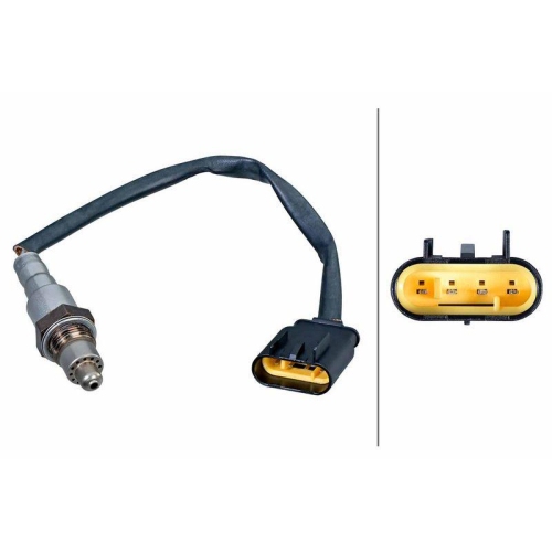 Lambdasonde Hella 6PA 358 243-501 f&uuml;r Fiat Nach Katalysator Vor Katalysator