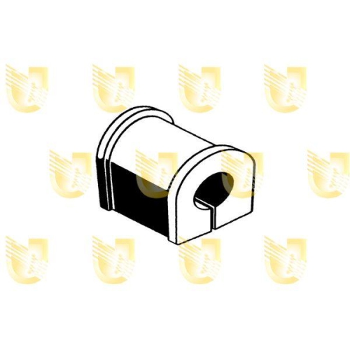 Lagerbuchse Stabilisator Unigom 391560 f&uuml;r Opel Hinterachse Beidseitig