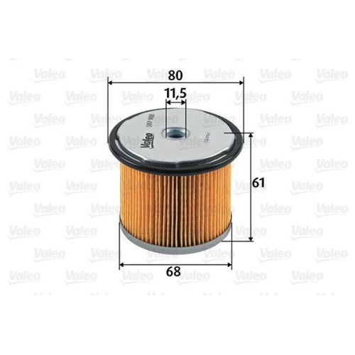 Kraftstofffilter Valeo 587900 f&uuml;r Citro&euml;n Fiat Lancia Peugeot Hyundai Fso