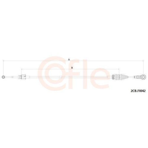 Seilzug Schaltgetriebe Cofle 2CB.FI042 f&uuml;r Alfa Romeo Fiat