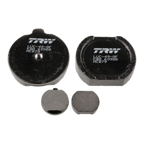 Bremsbelagsatz Scheibenbremse Trw MCB79 Organic Allround f&uuml;r