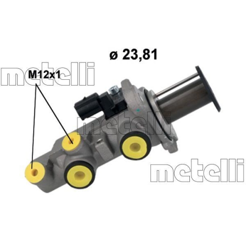 Hauptbremszylinder Metelli 05-1250 f&uuml;r Audi Seat Skoda VW