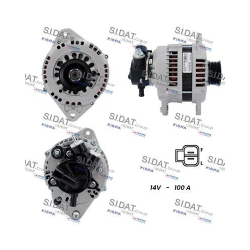 Generator Sidat A12HT0463A2 f&uuml;r Citro&euml;n Isuzu Opel Peugeot Hitachi